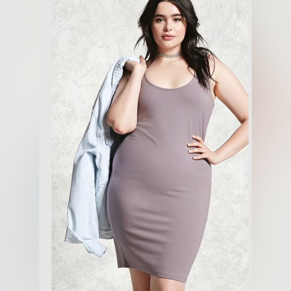 Plus size tank dress